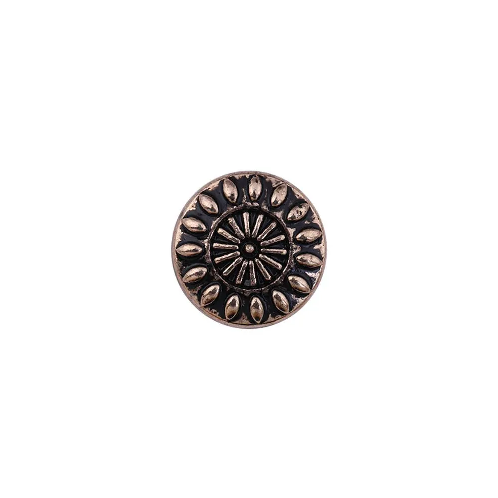 10mm (16L) Designer Metal Buttons for Shirts/Kurtas