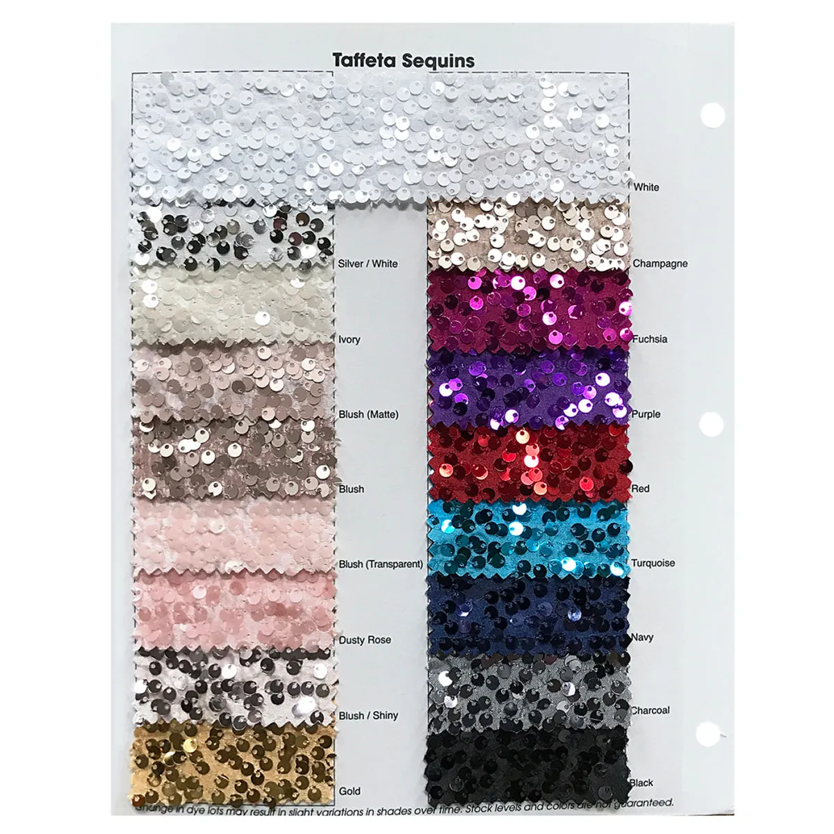 10pcs - Taffeta Sequins Table Runner 20"x90" - Blush Matte