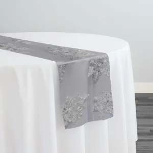 12pcs - Venetian Lace Table Runner 14"x120" - White