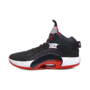 Air Jordan Xxxv 35 "Bred Sport Shoes Fabric Black Colour For Women