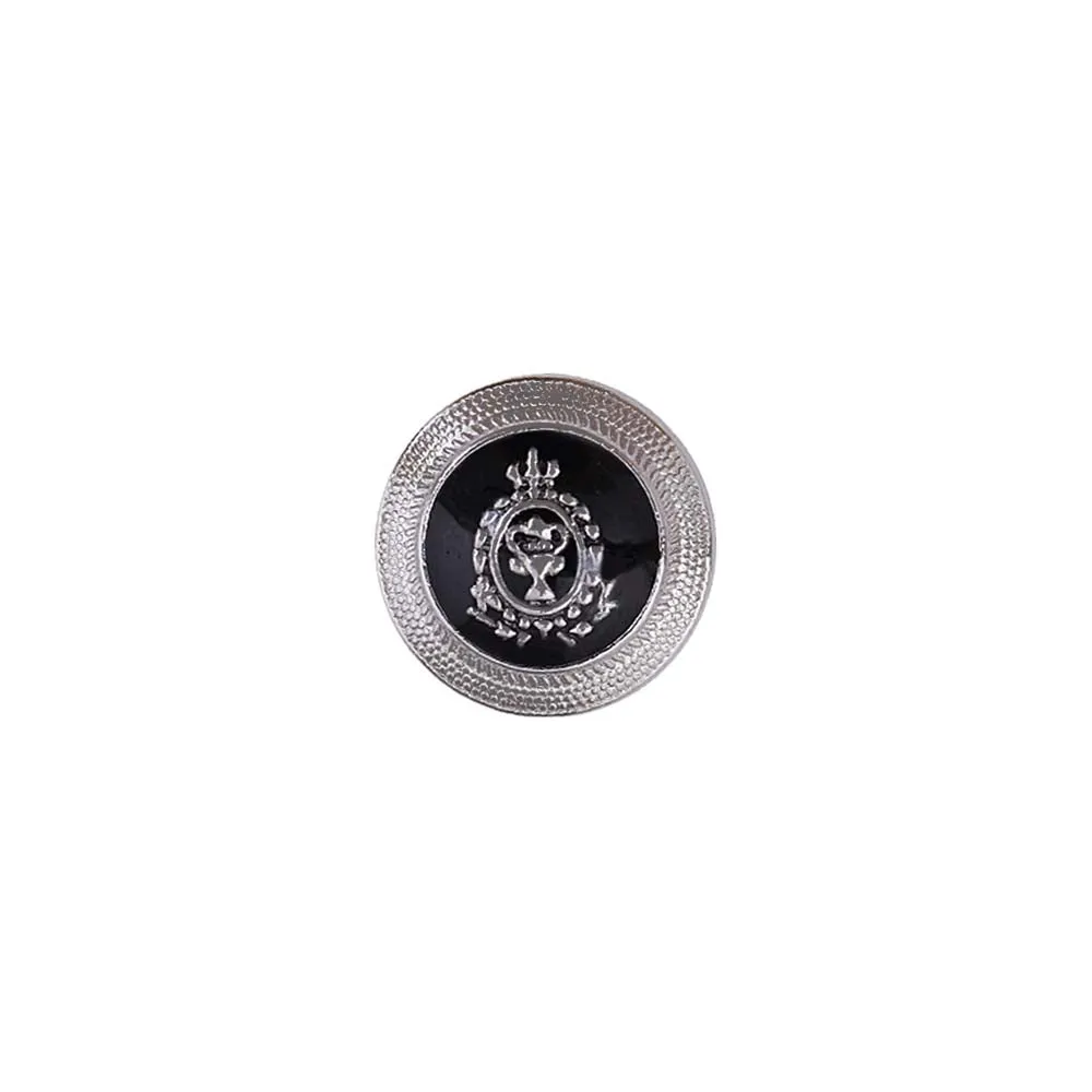 Classic Logo Design Lamination Shirt Metal Buttons