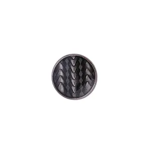 Classic Shiny Black Lamination Designer Metal Shirt/Kurta Buttons