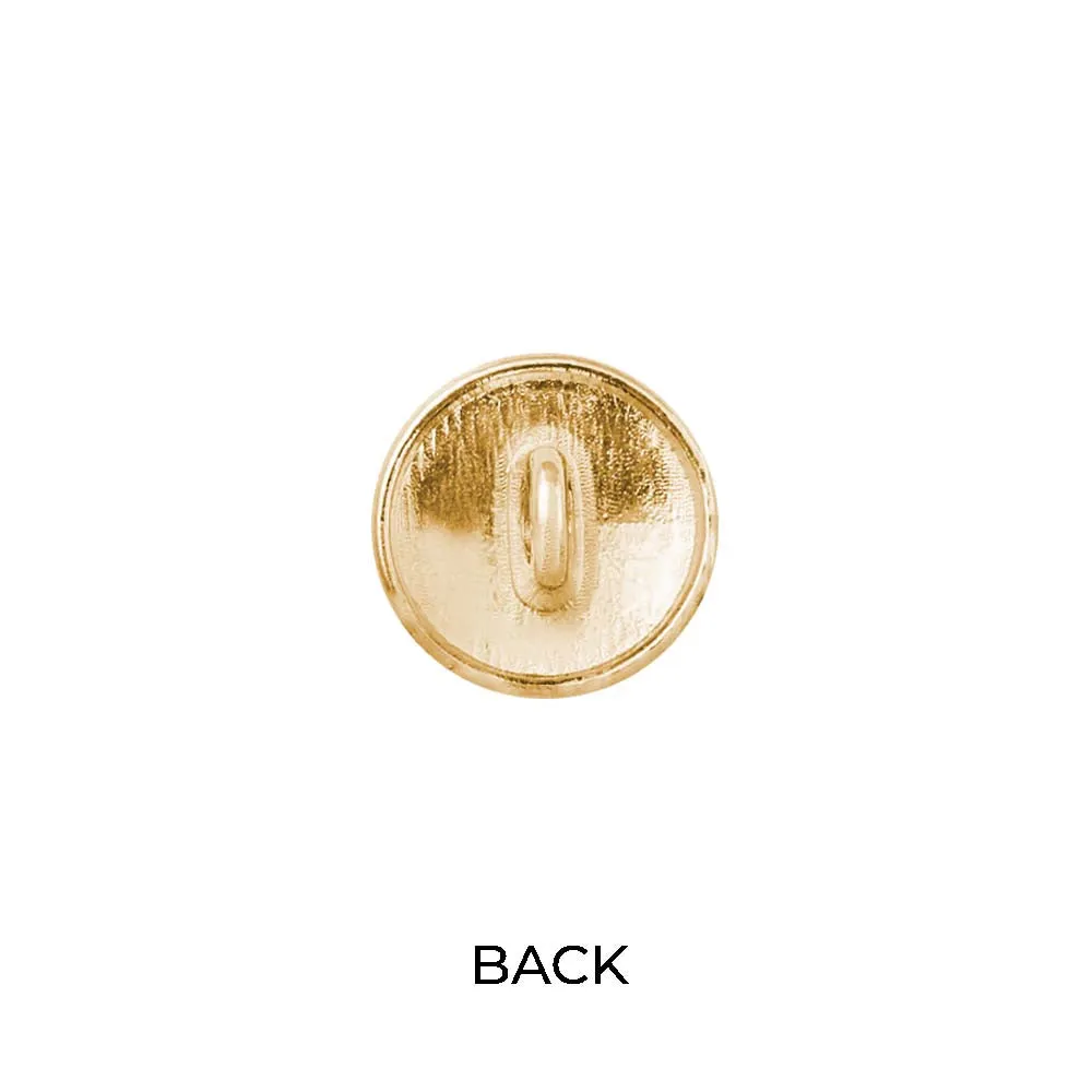 Classic Wreath Logo Designer Lamination Metal Buttons for Shirts