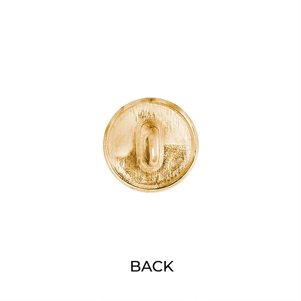 Classic Wreath Logo Designer Lamination Metal Buttons for Shirts