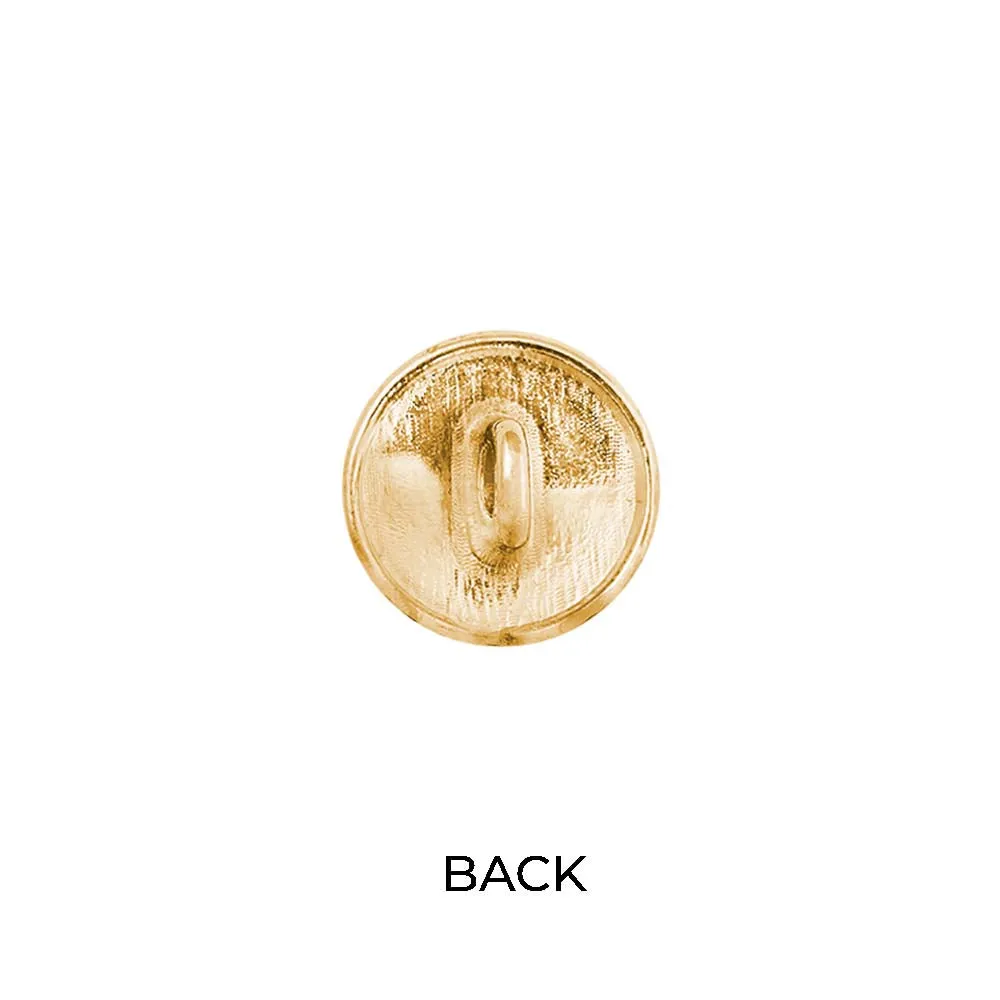 Classic Wreath Logo Designer Lamination Metal Buttons for Shirts