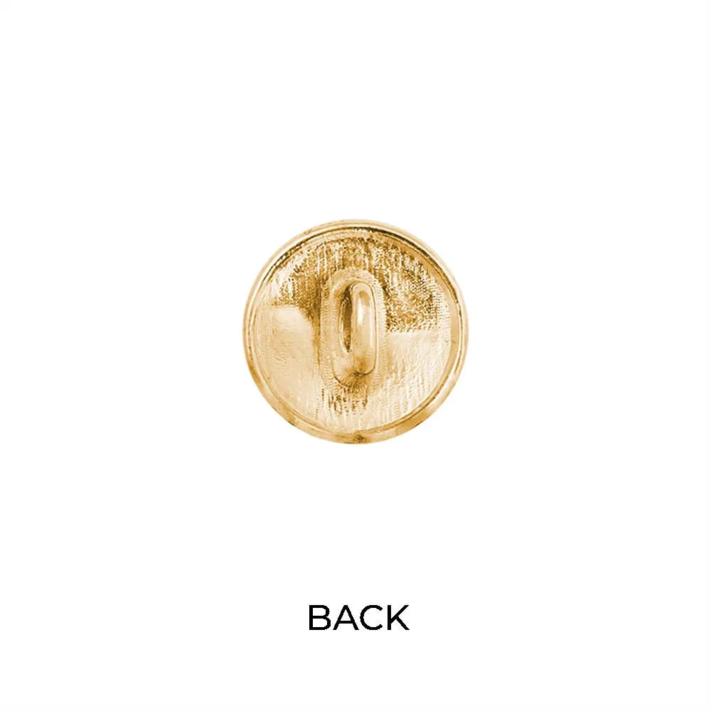 Classic Wreath Logo Designer Lamination Metal Buttons for Shirts
