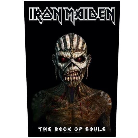 CLEARANCE - Back Patch - Iron Maiden - Book Of Souls