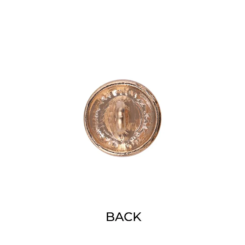 Designer Engraved Rim Enamel Lamination Metal Buttons