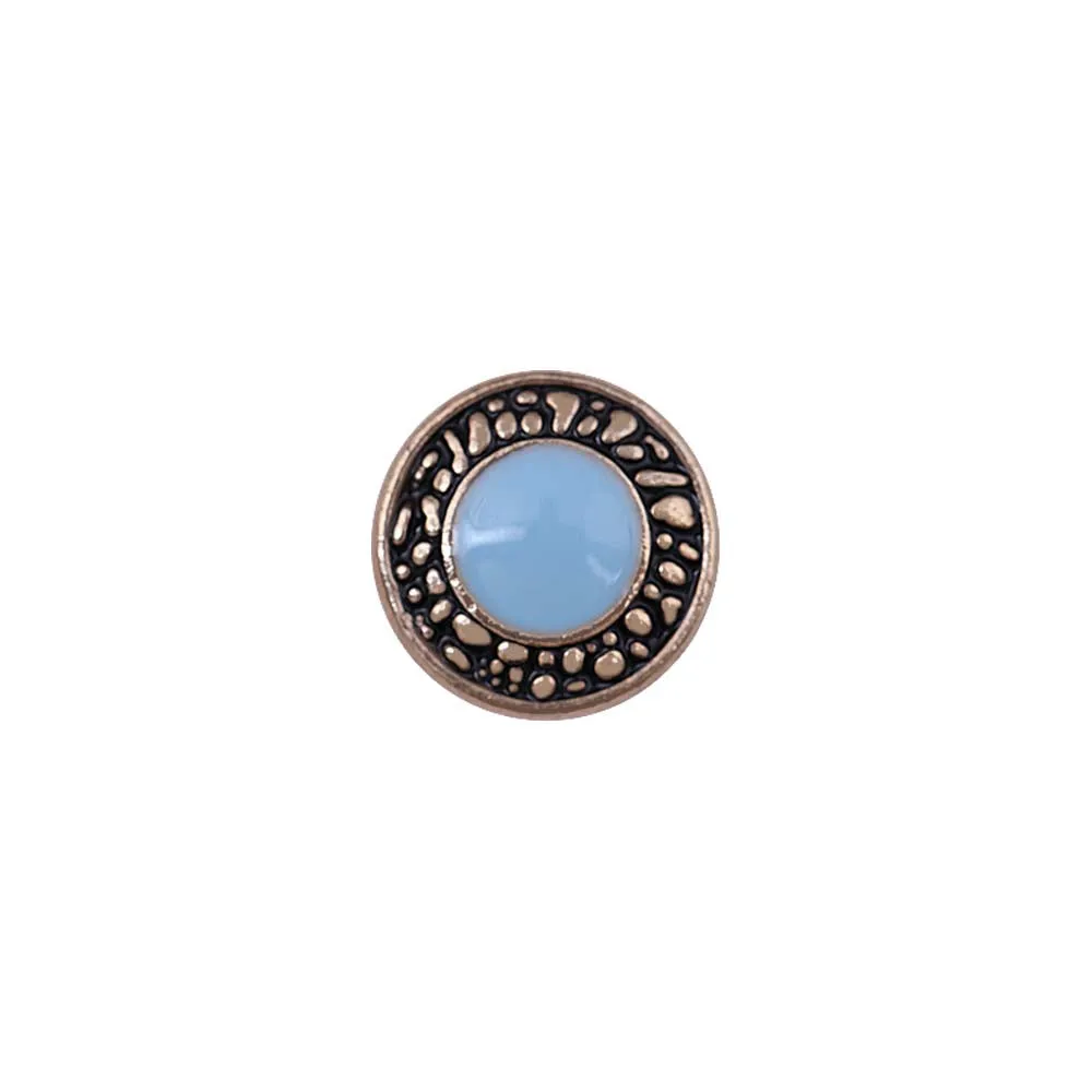 Designer Engraved Rim Enamel Lamination Metal Buttons