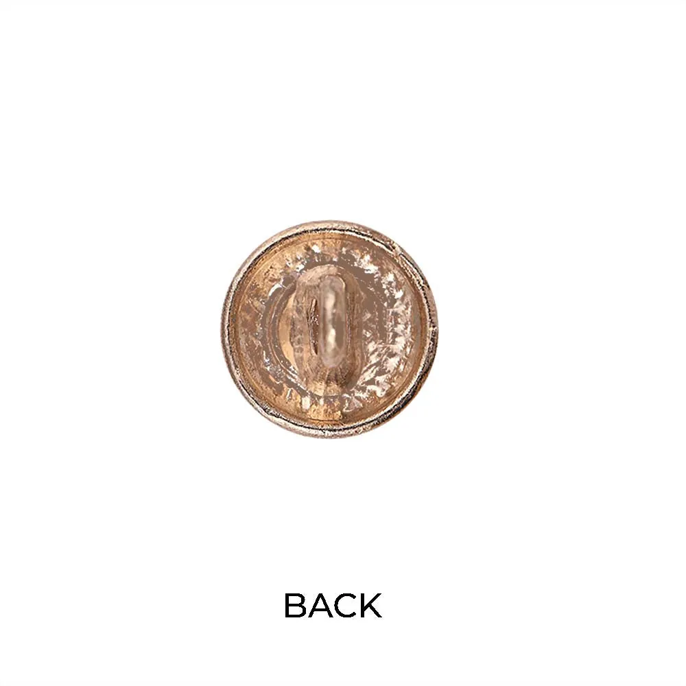 Designer Engraved Rim Enamel Lamination Metal Buttons