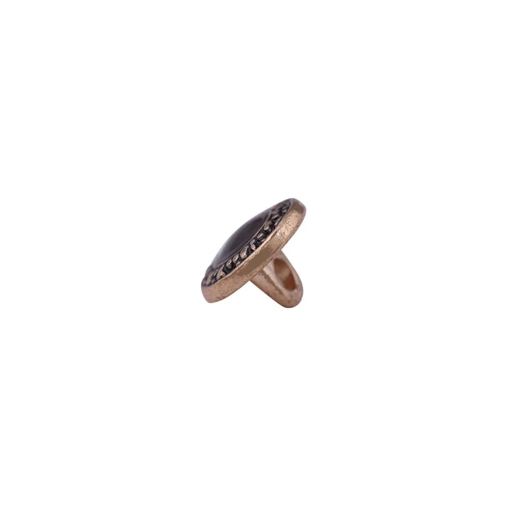 Designer Engraved Rim Enamel Lamination Metal Buttons