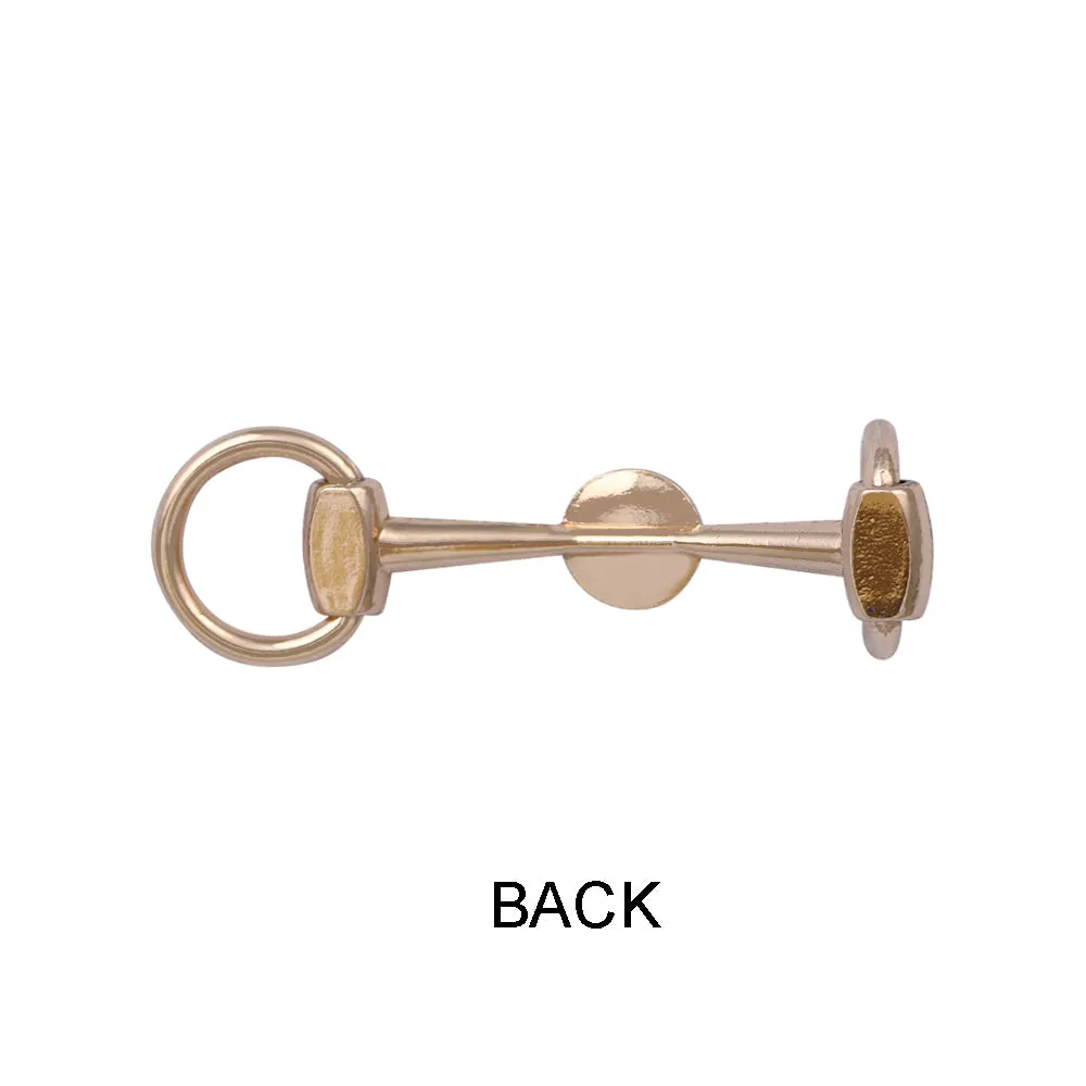 Designer Shiny Gold Pearl Shoe Buckle