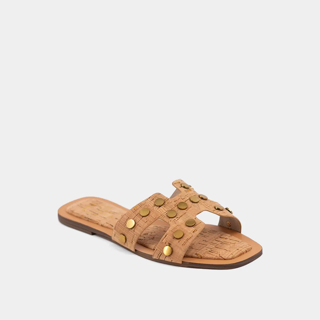 Donatella Sandals- Cork