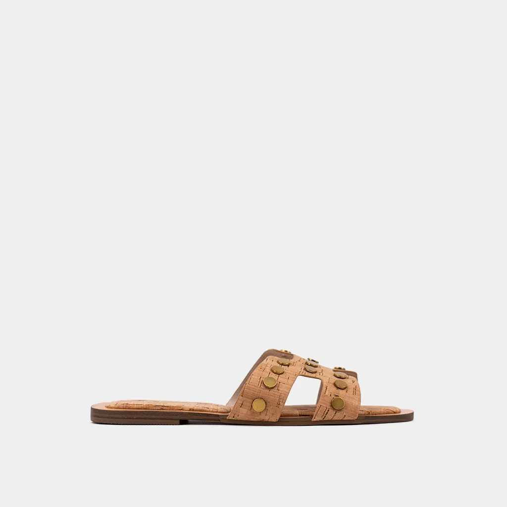 Donatella Sandals- Cork