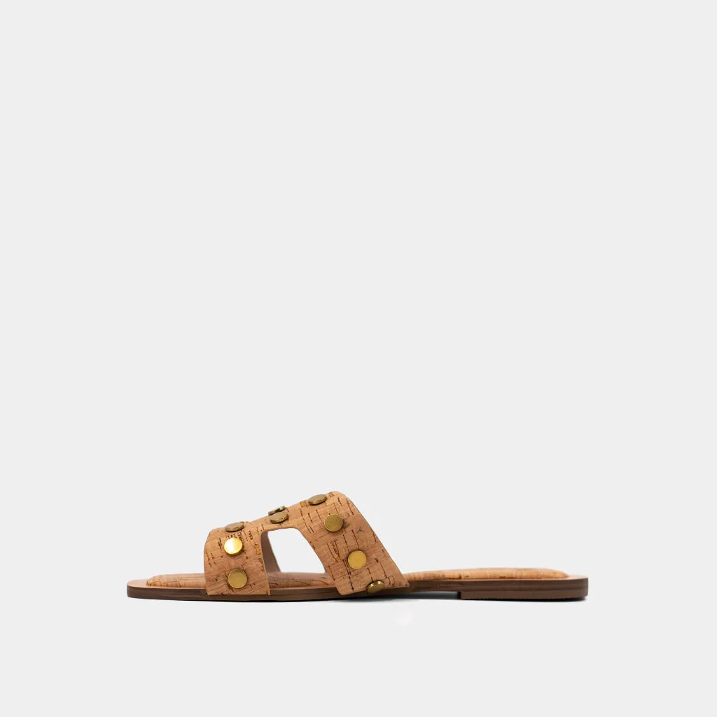 Donatella Sandals- Cork