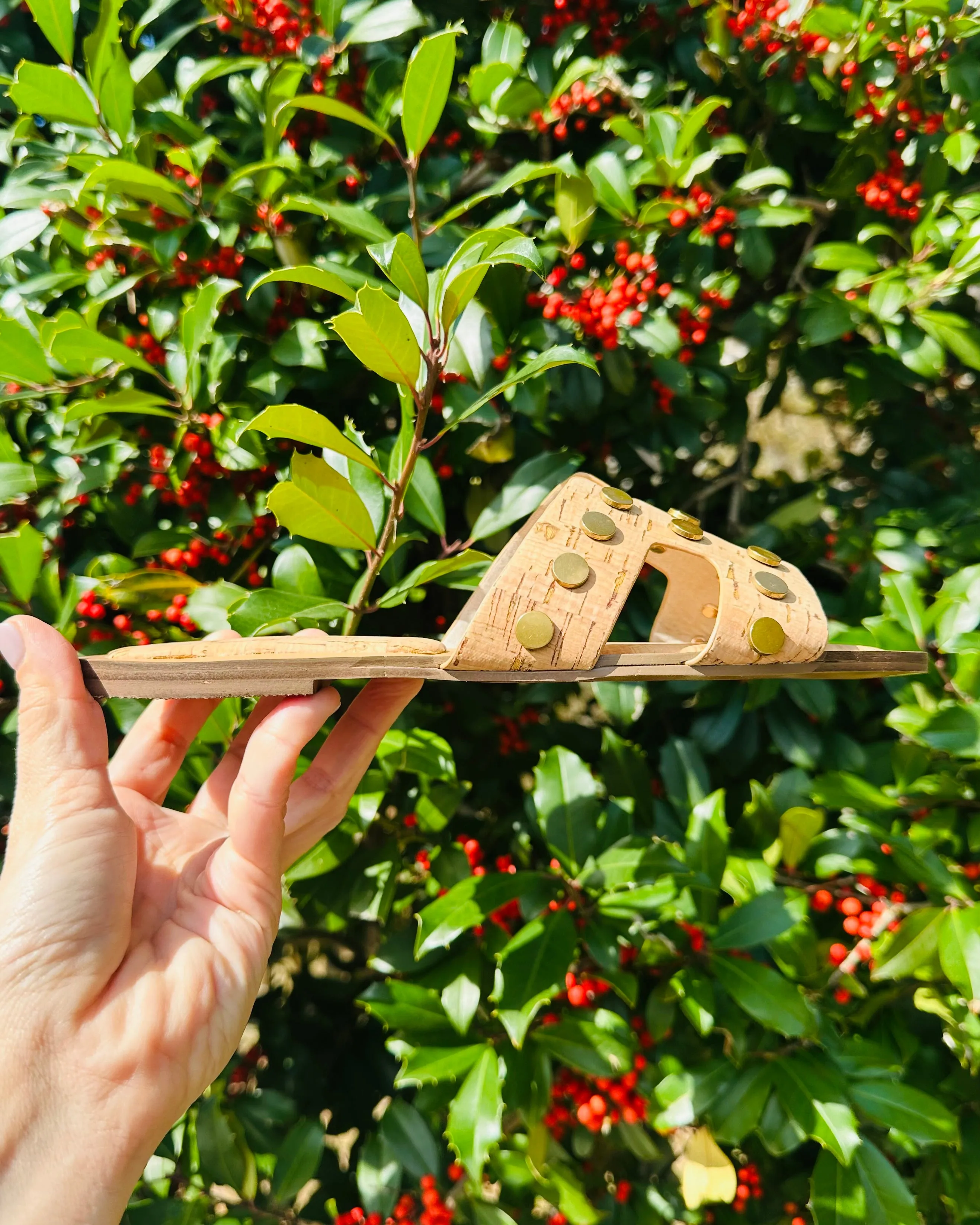 Donatella Sandals- Cork