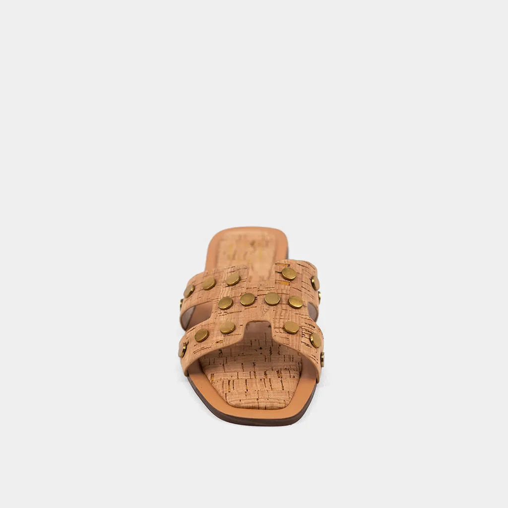 Donatella Sandals- Cork