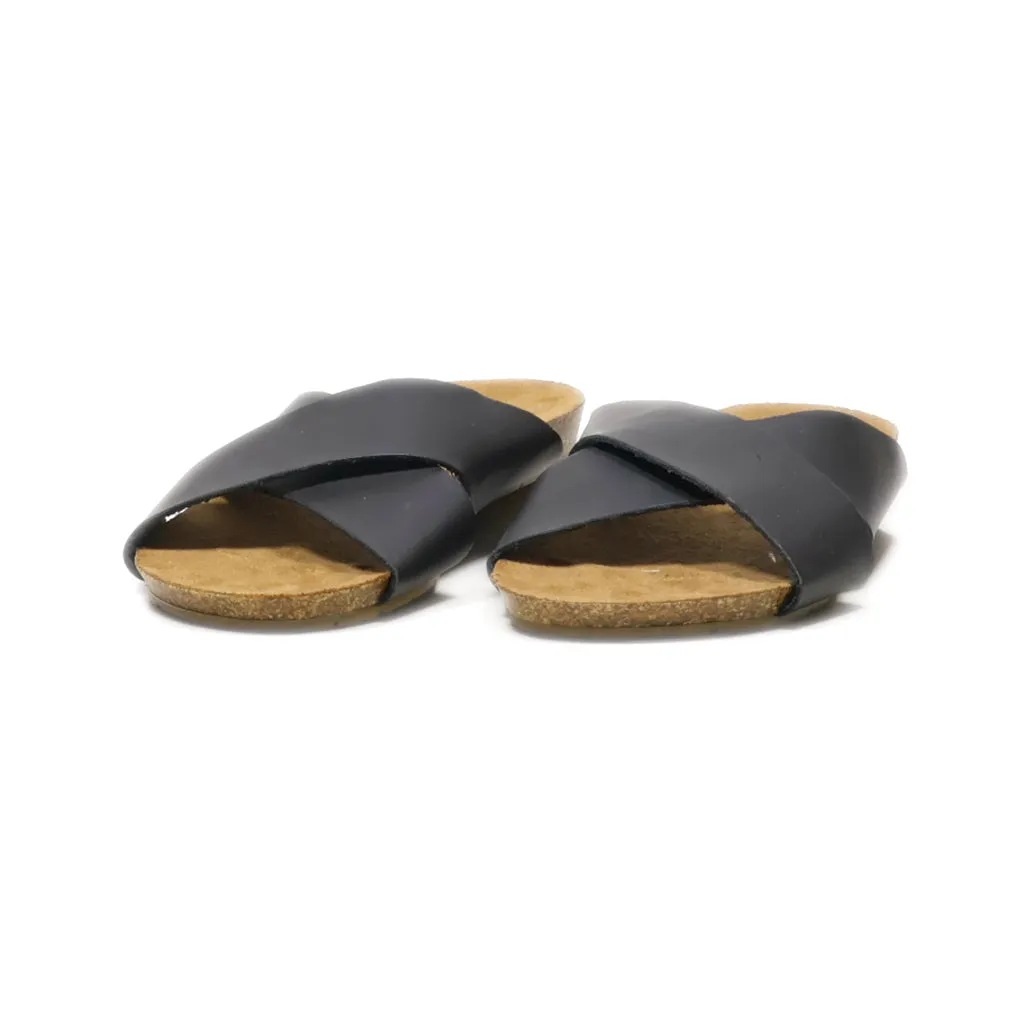 Esprit Bounty Flat Sandals Canvas Black Colour For Women