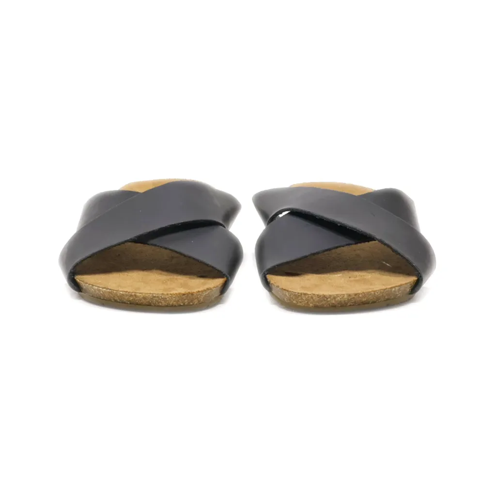 Esprit Bounty Flat Sandals Canvas Black Colour For Women