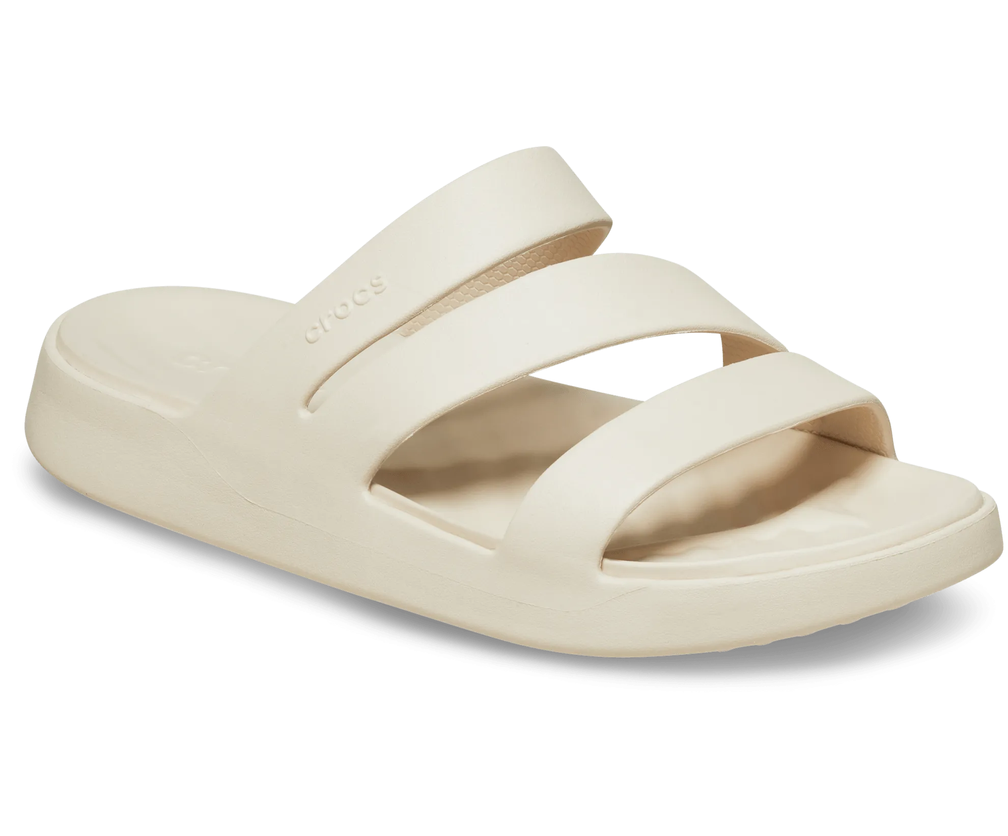 Getaway Strappy Sandal - stucco