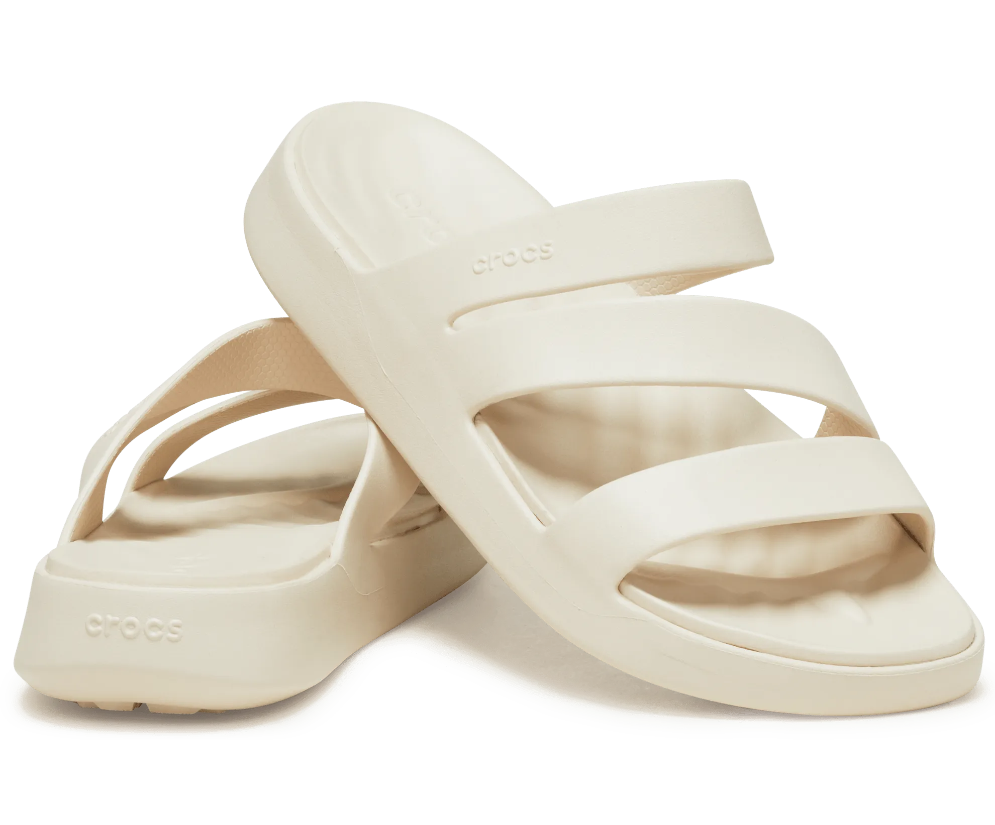 Getaway Strappy Sandal - stucco
