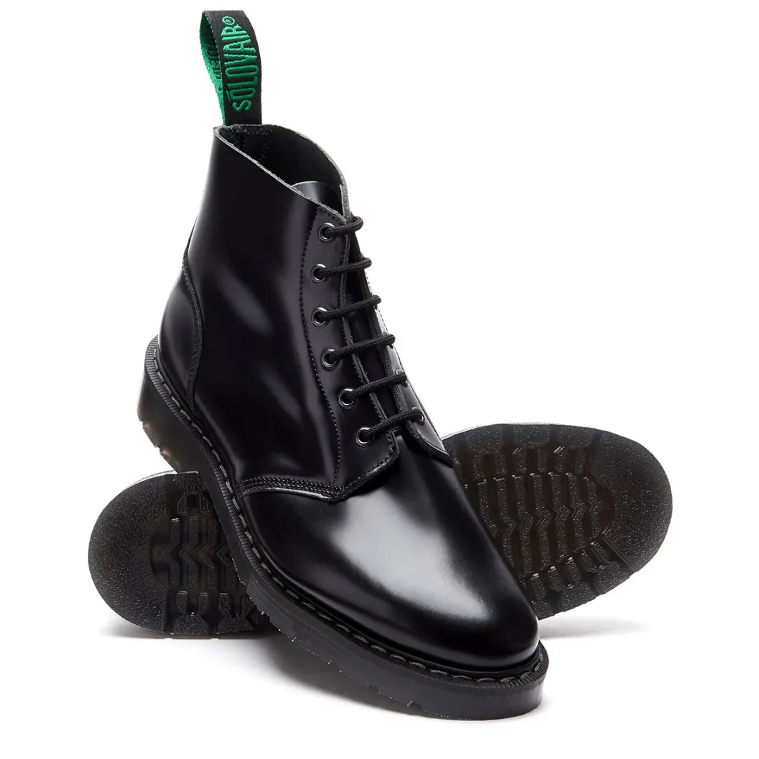 Hi-Shine 6 Eye Astronaut Boot (Black)