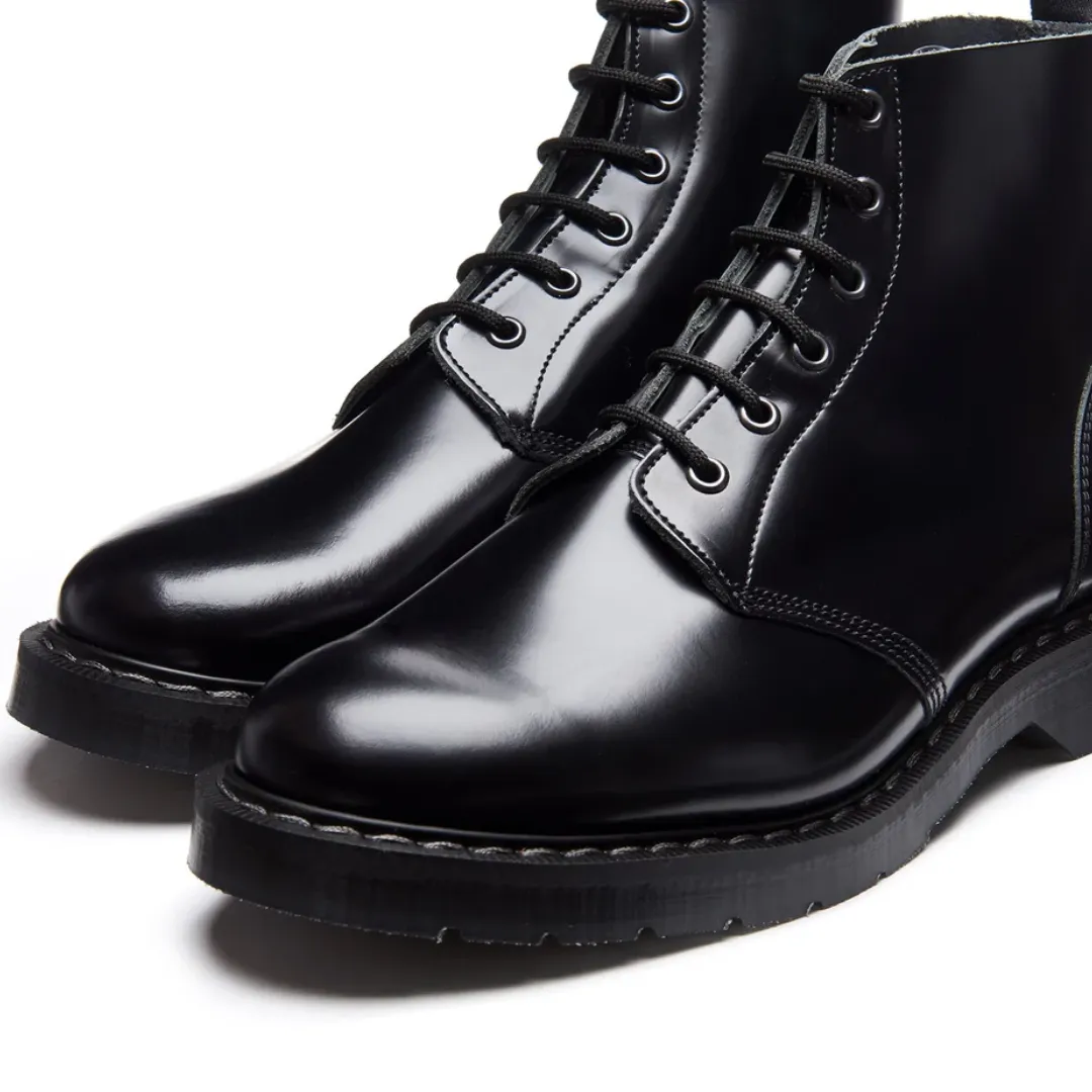 Hi-Shine 6 Eye Astronaut Boot (Black)