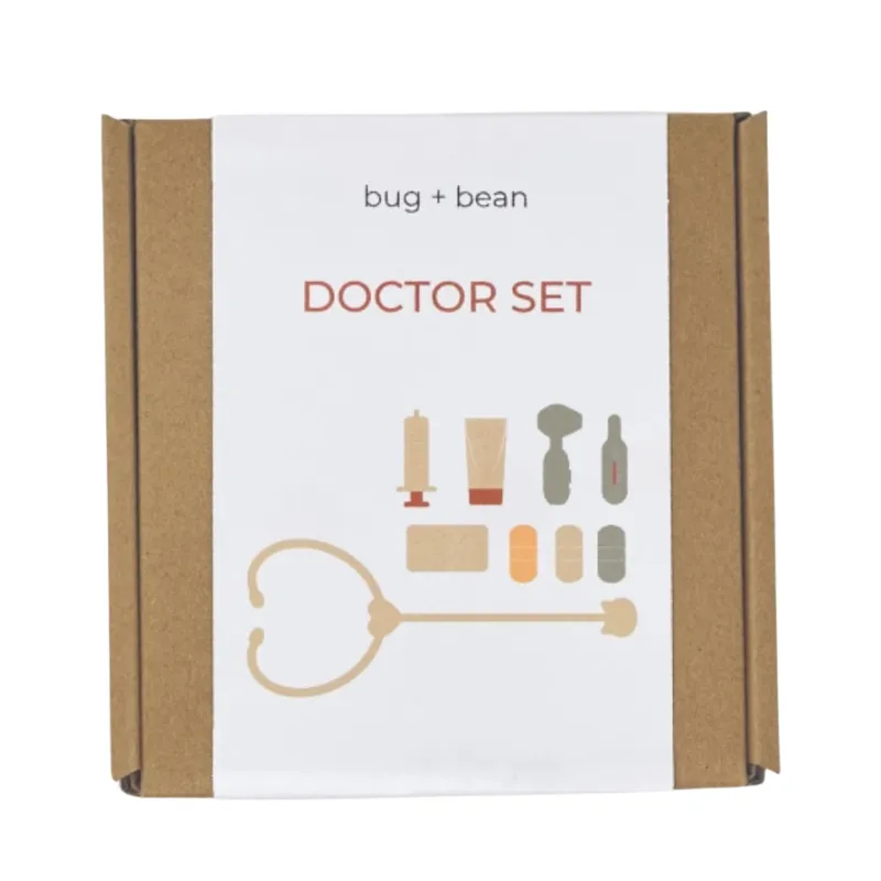 Kids' Pretend Silicone Doctor Playset
