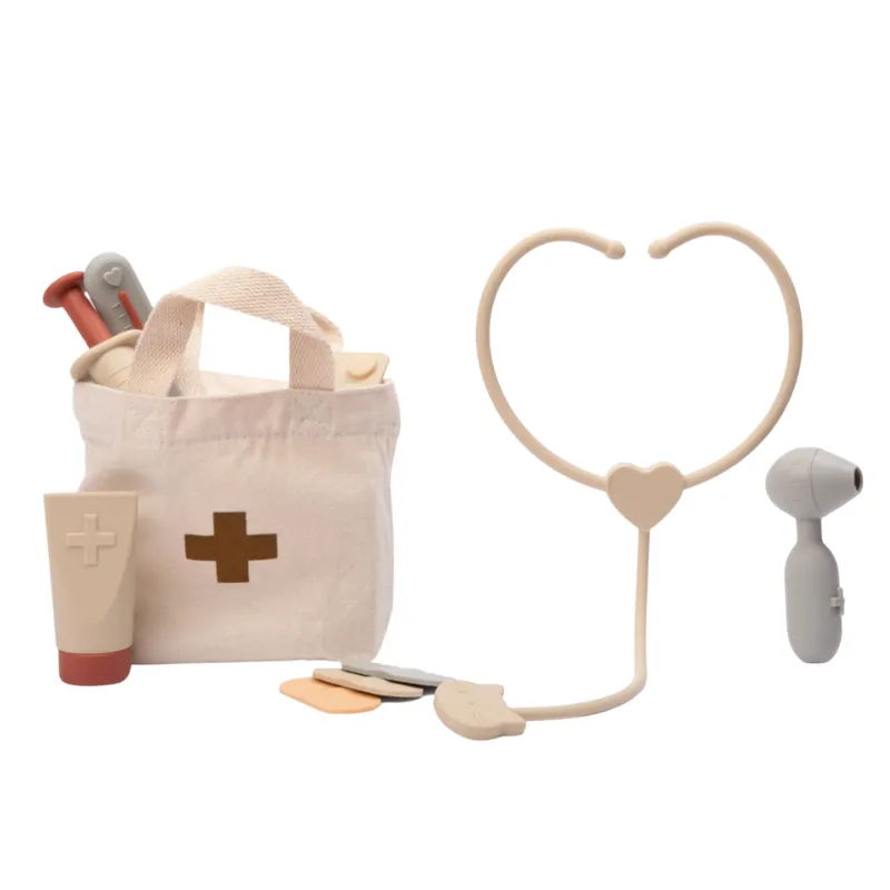 Kids' Pretend Silicone Doctor Playset