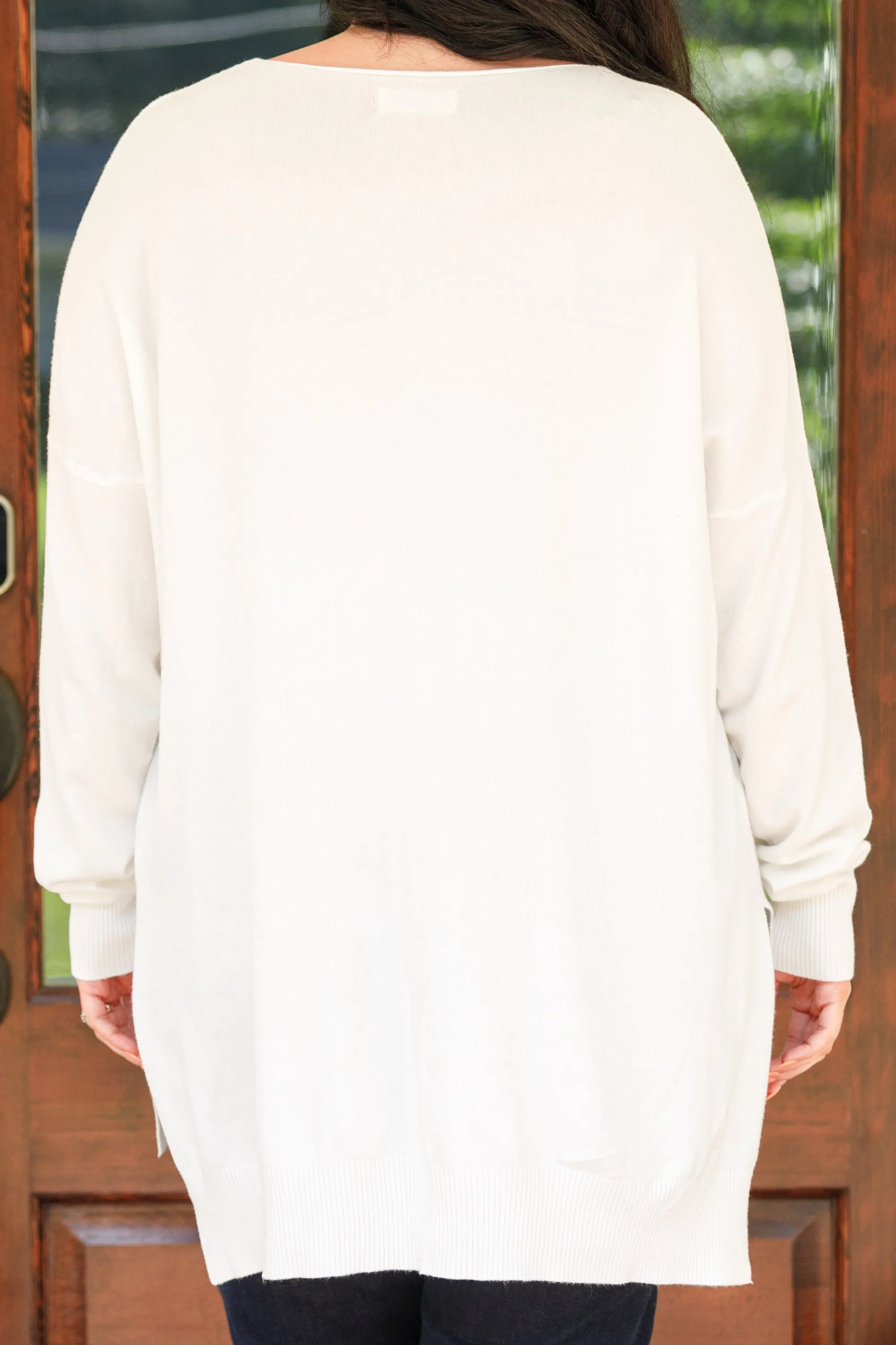 Miss Who I Was Sweater, Ivory