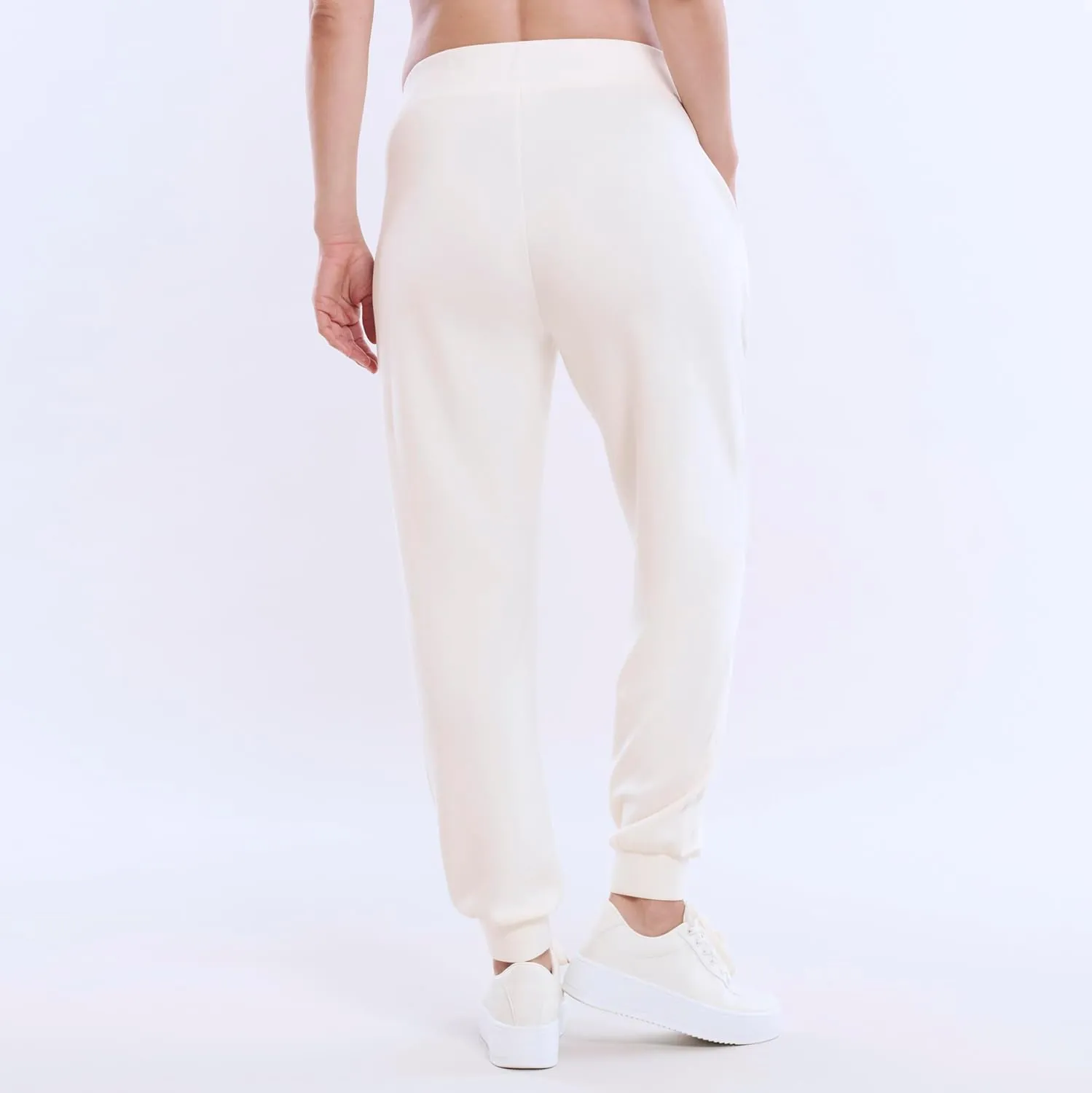 Motherhood Maternity Women's Scuba Underbelly Pregnancy Pocket Jogger Sweatpant