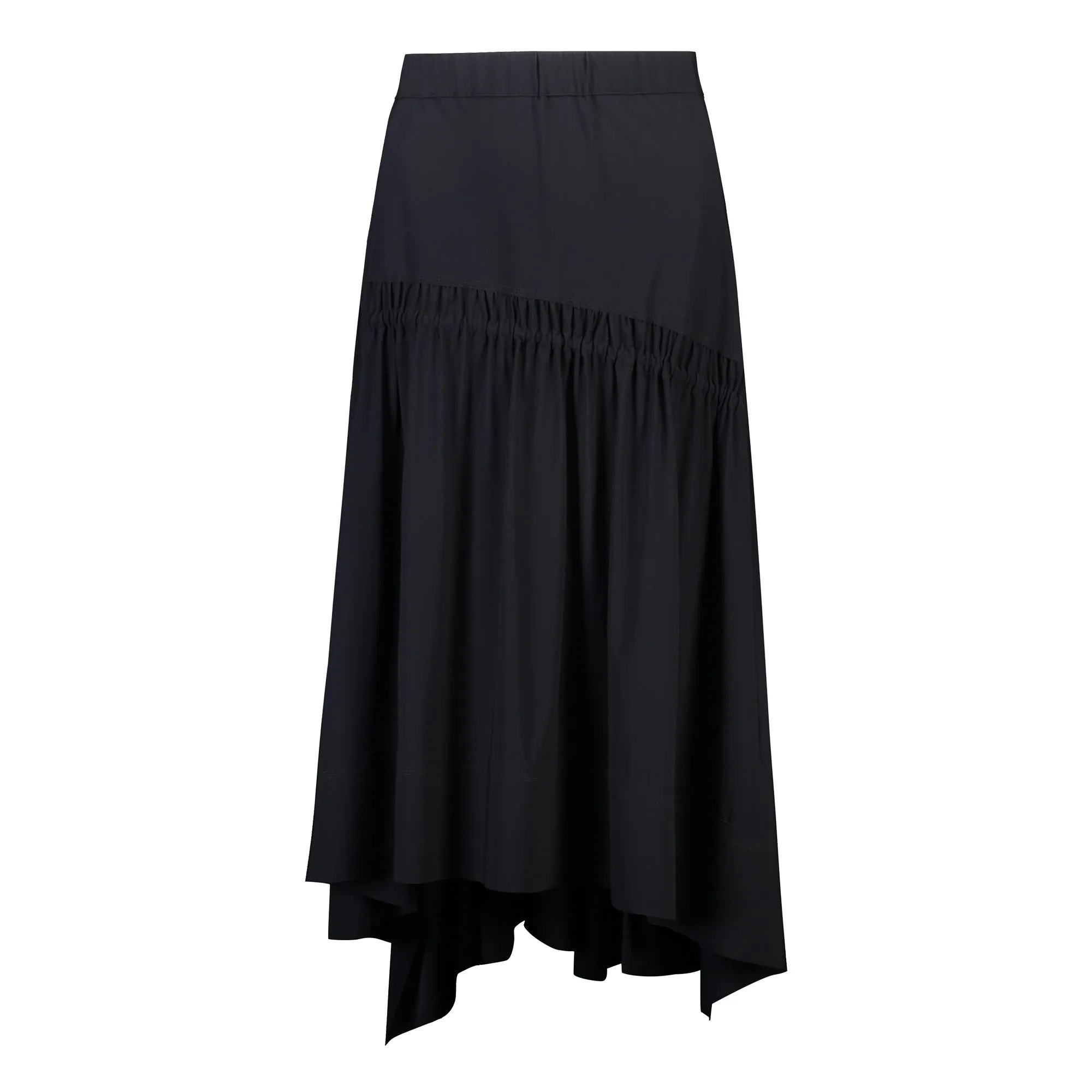 Paula Ryan Deep Basque Drawcord Skirt