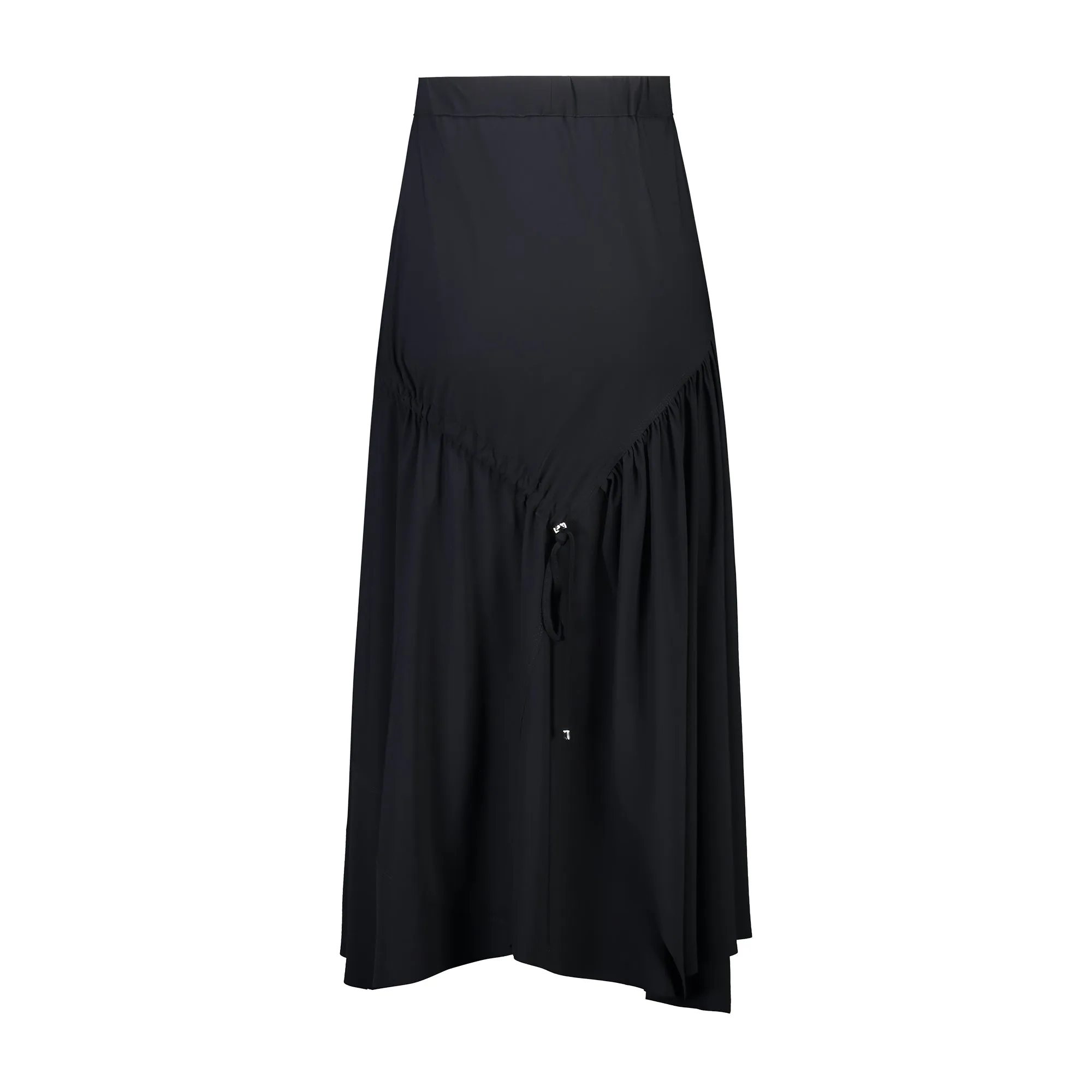 Paula Ryan Deep Basque Drawcord Skirt