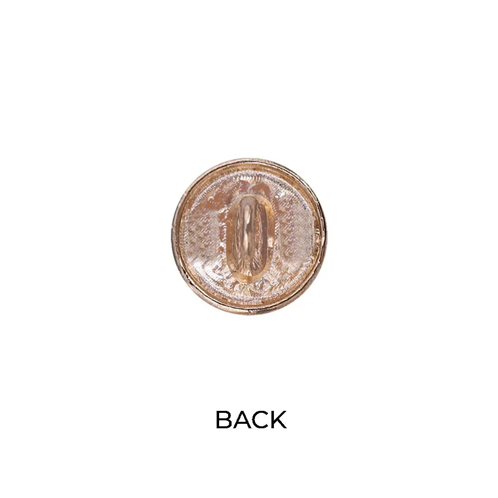 Round Shape Designer Lamination Kurta Metal Buttons