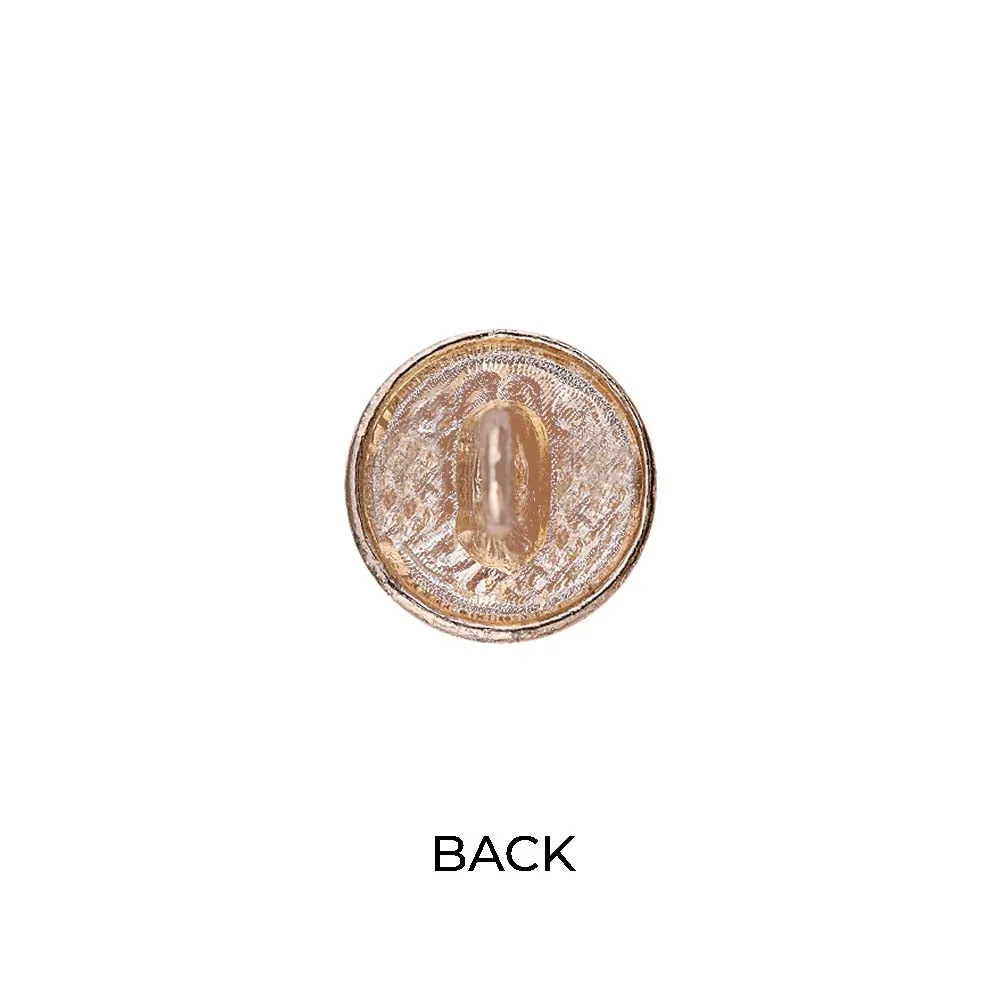 Round Shape Designer Lamination Kurta Metal Buttons