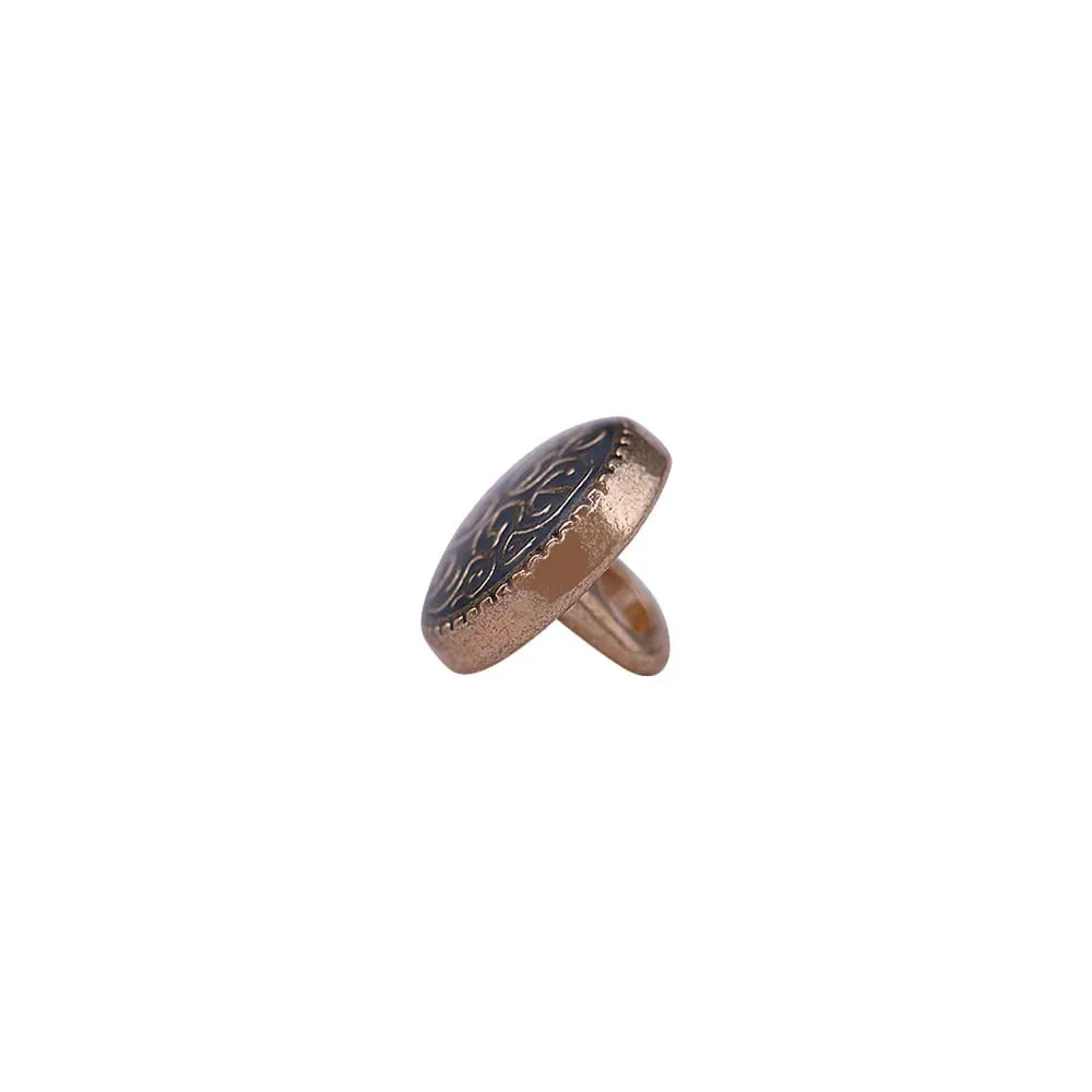 Round Shape Designer Lamination Kurta Metal Buttons