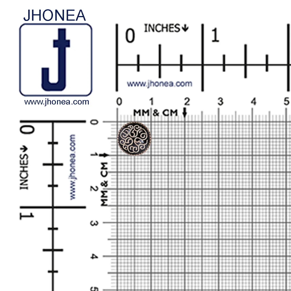 Round Shape Designer Lamination Kurta Metal Buttons