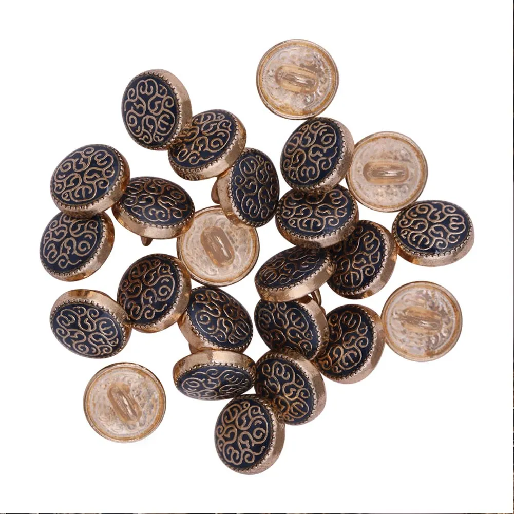 Round Shape Designer Lamination Kurta Metal Buttons