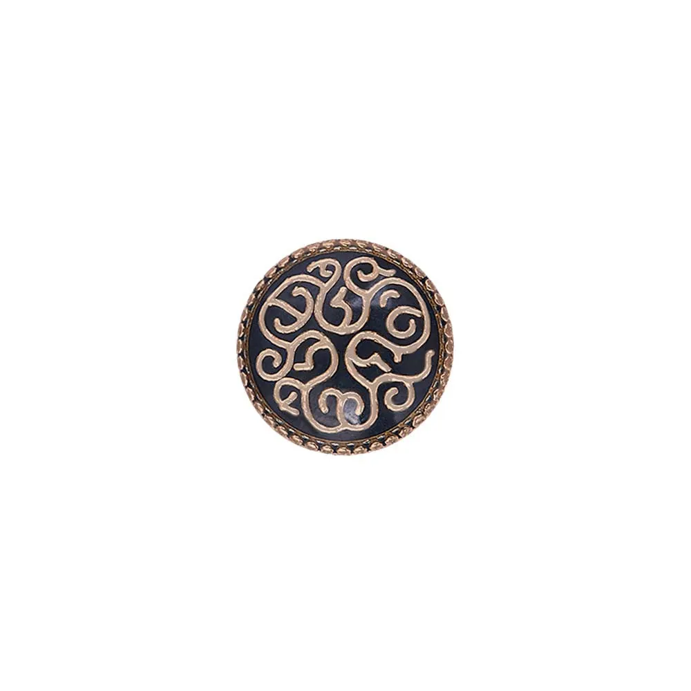 Round Shape Designer Lamination Kurta Metal Buttons
