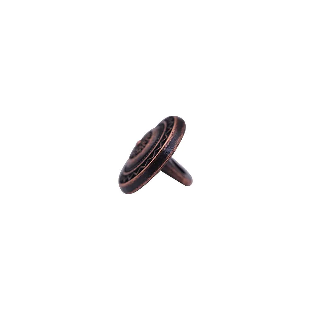 Round Shape Downhole Engraved Design Kurta Metal Buttons