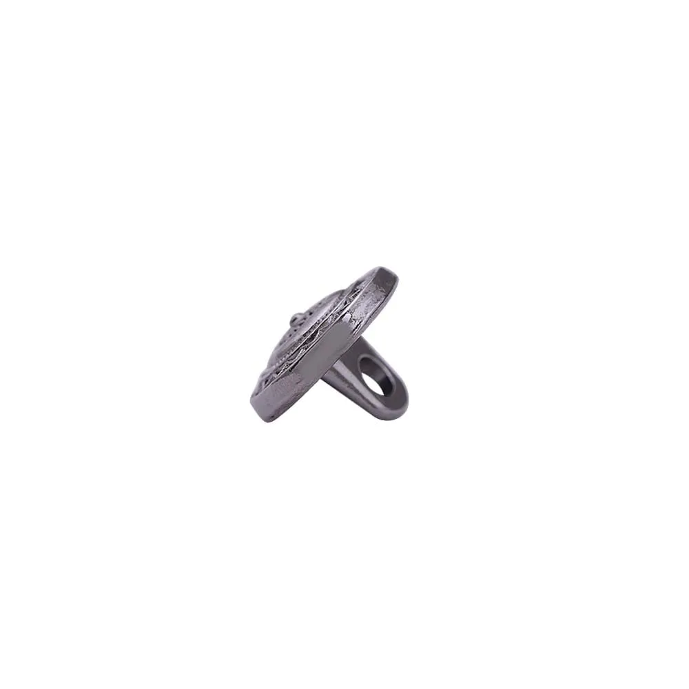 Round Shape Downhole Engraved Design Kurta Metal Buttons