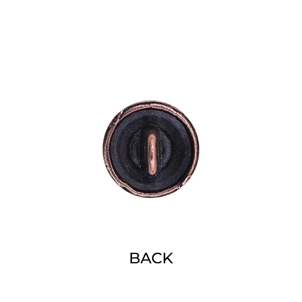 Round Shape Downhole Engraved Design Kurta Metal Buttons