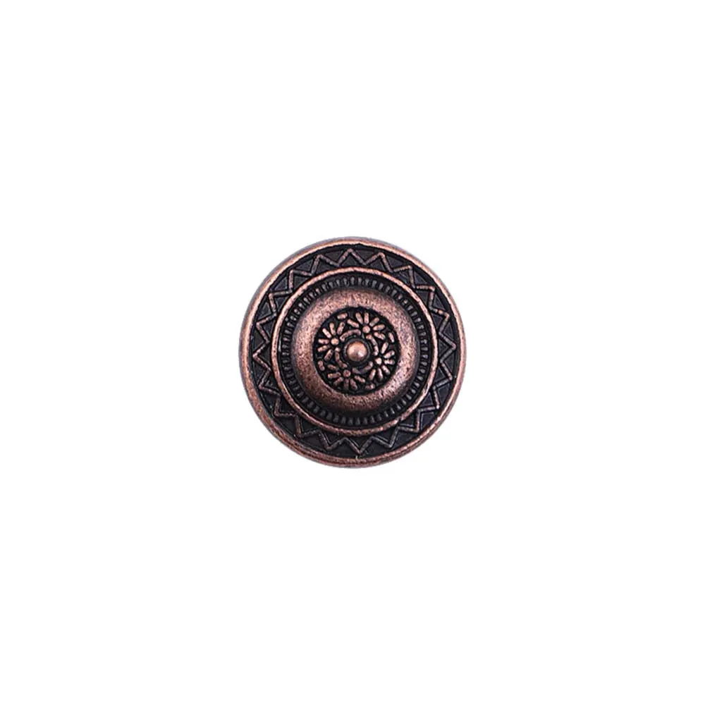 Round Shape Downhole Engraved Design Kurta Metal Buttons