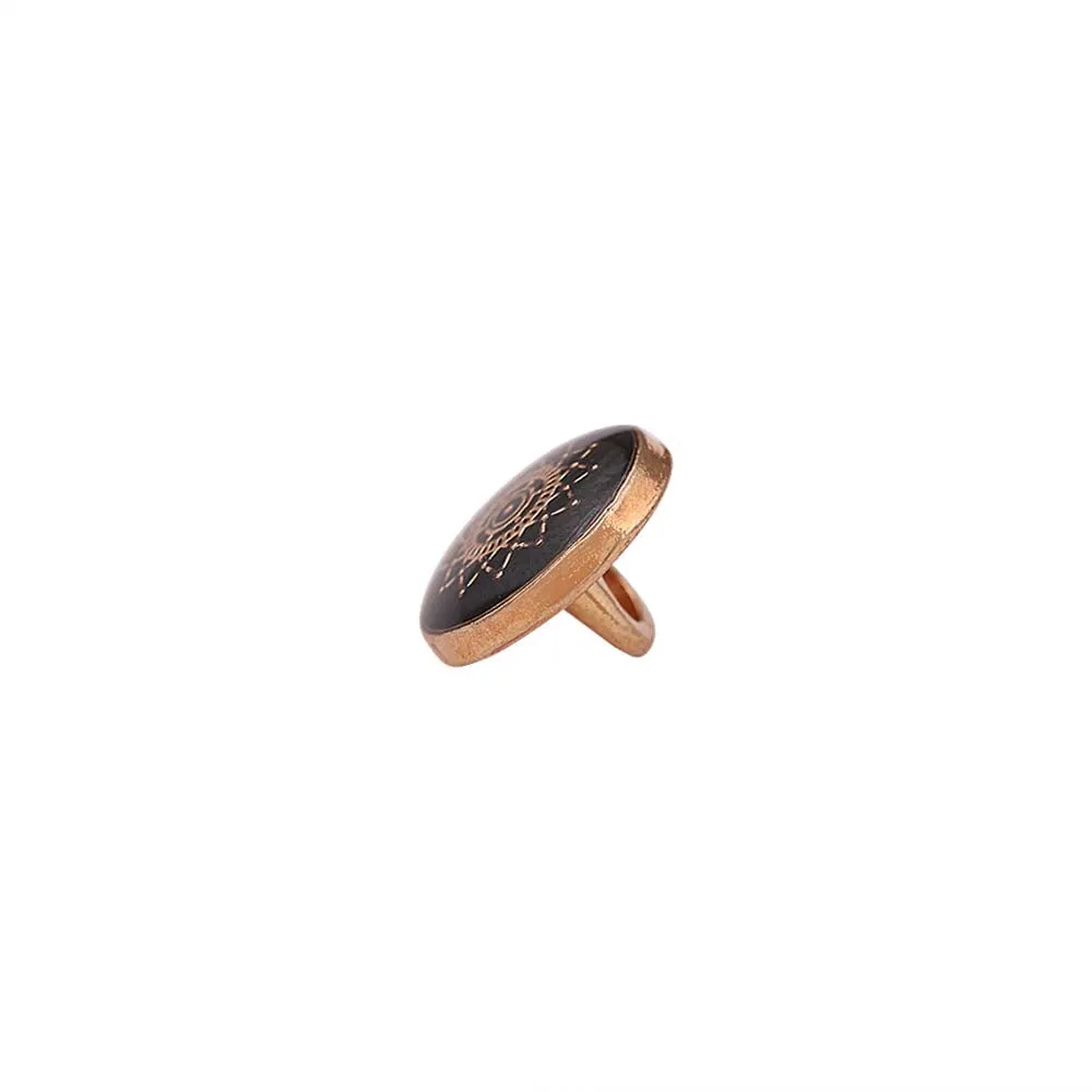 Round Shape Lamination Shirt/Kurta Metal Buttons