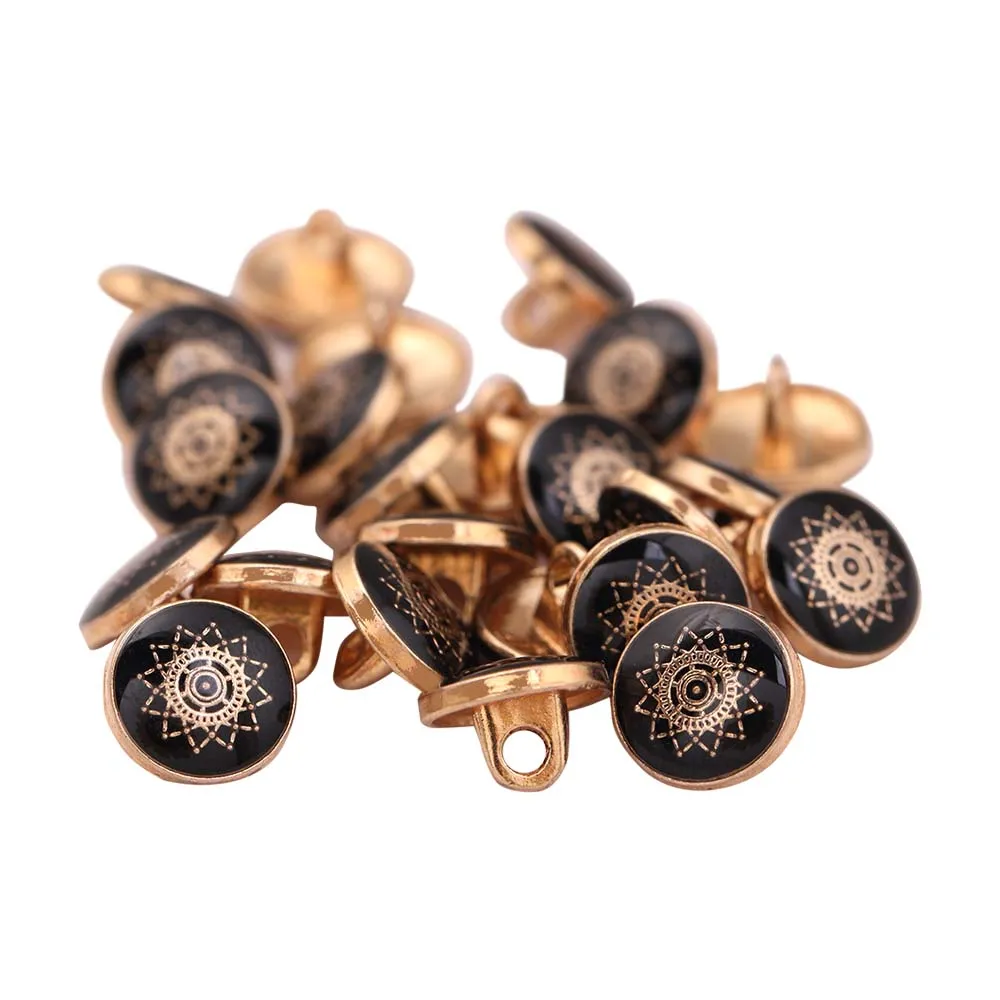 Round Shape Lamination Shirt/Kurta Metal Buttons