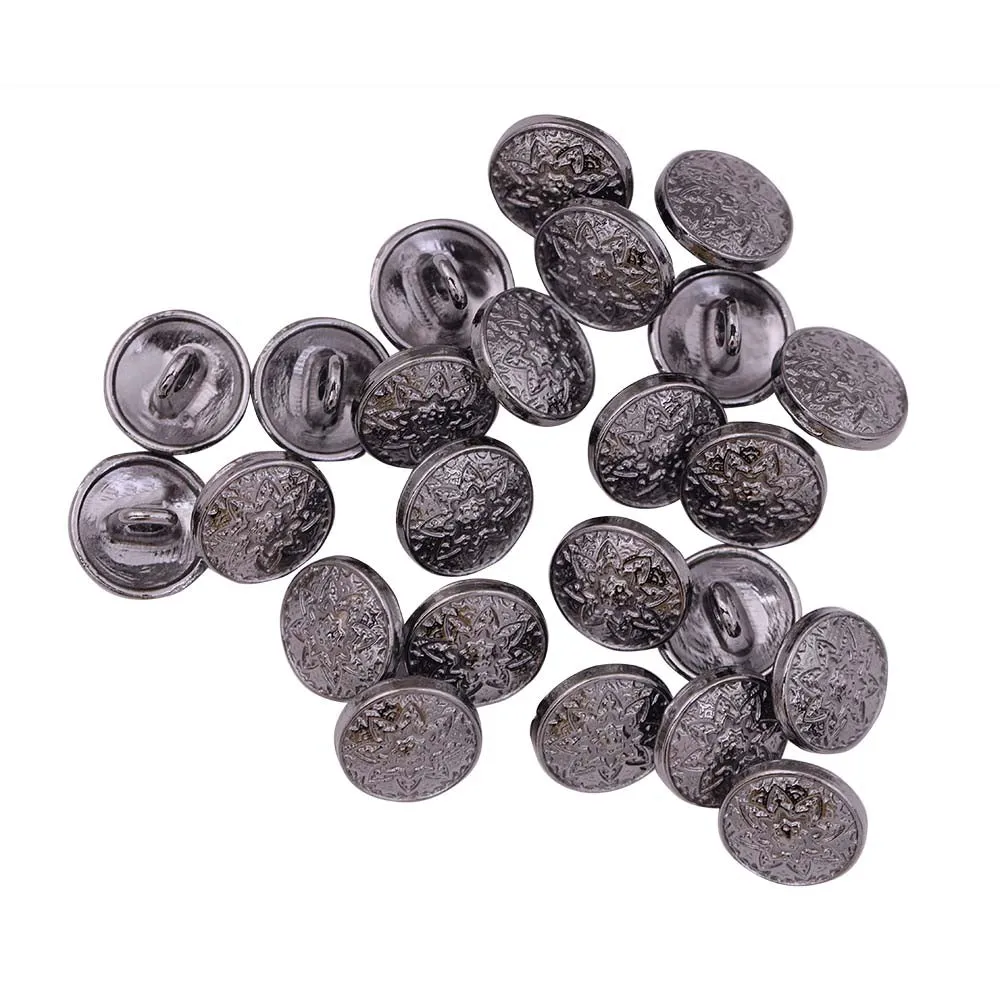 Round Shape Traditional Mandala Design Kurta Metal Buttons