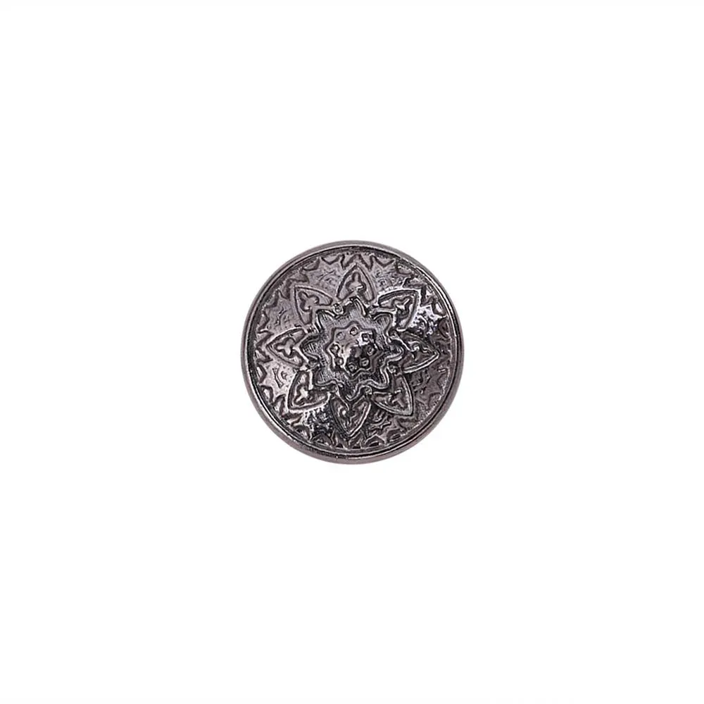 Round Shape Traditional Mandala Design Kurta Metal Buttons