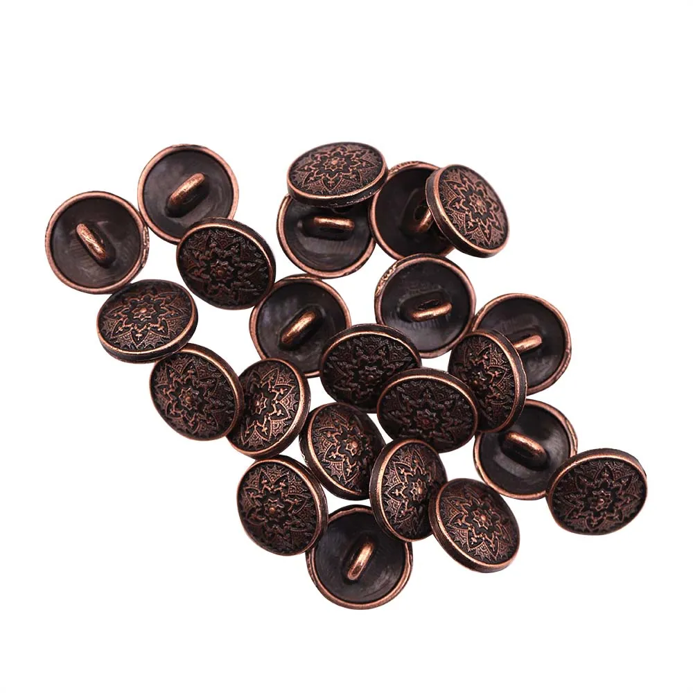 Round Shape Traditional Mandala Design Kurta Metal Buttons