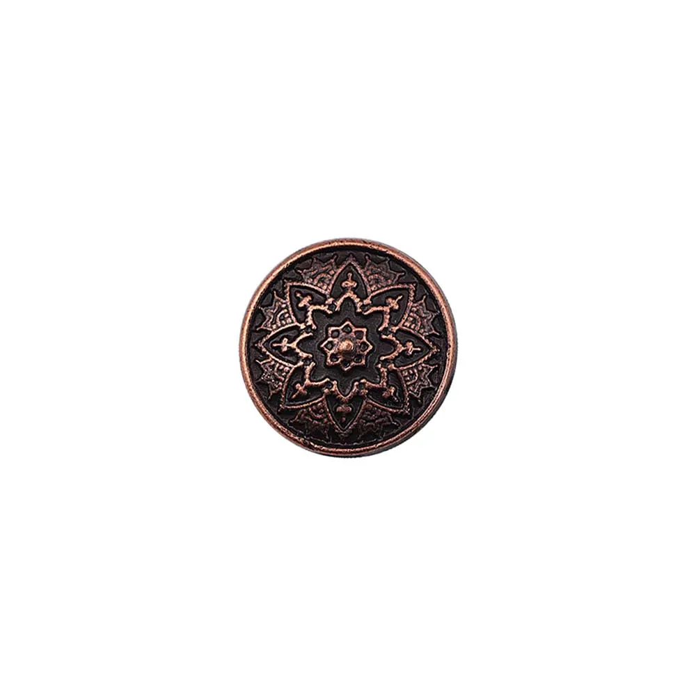 Round Shape Traditional Mandala Design Kurta Metal Buttons