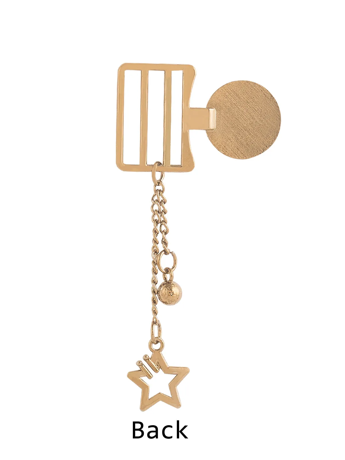 Shiny Bronze Chain Tassel Design Fashion Hardware